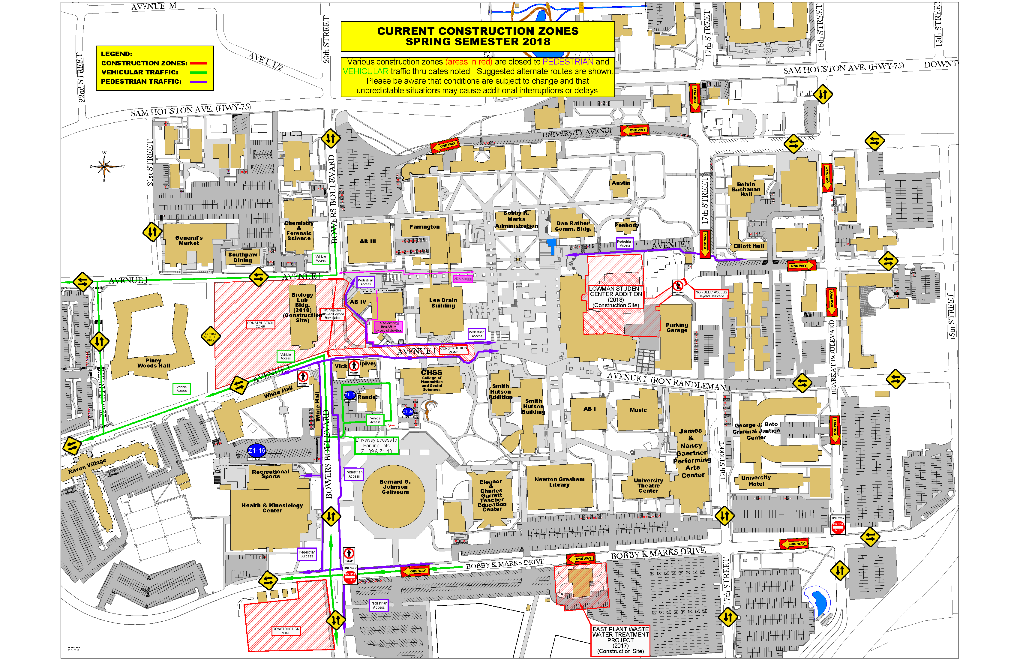 University Of Houston Main Campus Map Map